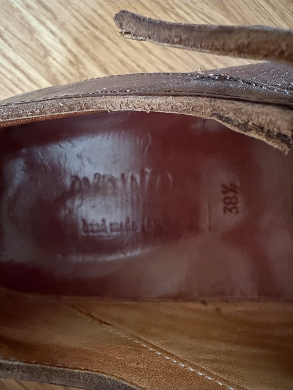 Cydwoq Brown Leather Women’s Mary Jane Style Square Toe Shoe EU 38 1/2 - Picture 11 of 16